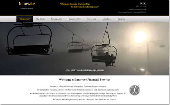 Innovate using one of our stunning IFA website designs