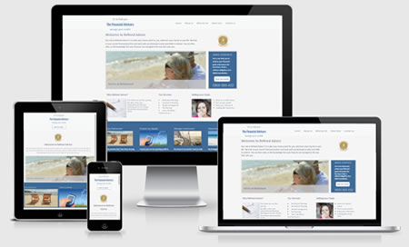 IFA website template : design B