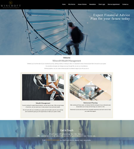 Best Wealth Management website - Wincroft Wealth Management