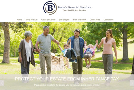 IFA Web Design - Beales Financial Services 