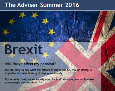 What should financial advisers be telling their clients post Brexit?